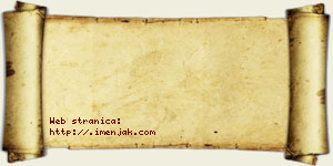 Jovanka Unjić vizit kartica